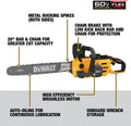 Dewalt 60V Max* Brushless Cordless 20 In. Chainsaw (Tool Only)