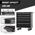 5 - Drawer Rolling Tool Chest Tool Storage Cabinet with Wheels Tool Organizer Box