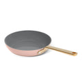 Beautiful 12pc Ceramic Non - Stick Cookware Set with Strainer Lids, White Icing by Drew Barrymore