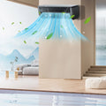 FYHALE 5, 000 BTU Wall Mounted Air Conditioner with Remote Control, Digital Display, Cool up to 150 Sq. Ft., Perfect for Small Bedroom, Living Room, Home Office, White