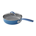 The Pioneer Woman Sutton 34 - Piece Ceramic Nonstick Cookware and Bakeware Set, Blue