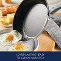 Rachael Ray 15 - Piece Nonstick Pots and Pans Set/Cookware Set, Marine Blue