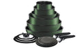 T - Fal Ingenio Expertise Nonstick 14 - Piece Cookware Set, Induction Oven Safe up to 500F, Detachable Handle, Onyx Black
