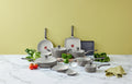 T - Fal Easy Care Ceramic, 20 Piece Pots and Pans Cookware Set, Electric Blue