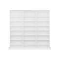 Prepac 51" Triple CD DVD Wall Media Storage Rack in Black