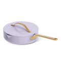 Beautiful 12pc Ceramic Non - Stick Cookware Set with Strainer Lids, White Icing by Drew Barrymore