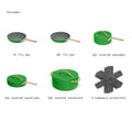 Beautiful 12pc Ceramic Non - Stick Cookware Set with Strainer Lids, White Icing by Drew Barrymore
