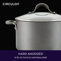 Circulon Elementum Hard - Anodized Nonstick Cookware Set, 10 - Piece, Gray