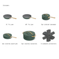 Beautiful 12pc Ceramic Non - Stick Cookware Set with Strainer Lids, White Icing by Drew Barrymore