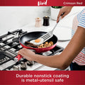 Ninja Foodi Neverstick Vivid Oven Safe 8 Piece Pots and Pans Cookware Set