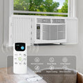 Window Air Conditioner 6000 BTU Cool to 250 Sq Ft Intelligent, LED, Remote Control, Easy to Clean Filter Screen, Can Be Used As a Dehumidifier/Fan, Operates Quietly, and Is Energy - Saving