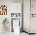 Tangkula Over Toilet Space Saver Bathroom Organizer with Storage Cabinet