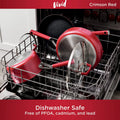 Ninja Foodi Neverstick Vivid Oven Safe 8 Piece Pots and Pans Cookware Set