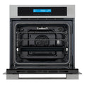 Cosmo 4 Piece Kitchen Appliance Package 30" Electric Cooktop 24" Single Electric Wall Oven 24" Built - in Microwave Drawer & French Door Refrigerator Kitchen Appliance Bundles