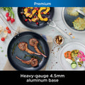 Ninja Neverstick Premium Hard - Anodized 10 - Piece Cookware Set, C39010