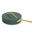 Beautiful 12pc Ceramic Non - Stick Cookware Set with Strainer Lids, White Icing by Drew Barrymore