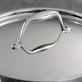 Gourmet Tri-Ply Clad 12-Piece Stainless Steel Cookware Set
