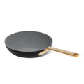 Beautiful 12pc Ceramic Non - Stick Cookware Set with Strainer Lids, White Icing by Drew Barrymore