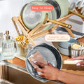 Beautiful 12pc Ceramic Non - Stick Cookware Set with Strainer Lids, White Icing by Drew Barrymore