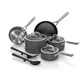 Ninja Neverstick Premium Hard - Anodized 10 - Piece Cookware Set, C39010