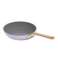 Beautiful 12pc Ceramic Non - Stick Cookware Set with Strainer Lids, White Icing by Drew Barrymore