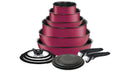 T - Fal Ingenio Expertise Nonstick 14 - Piece Cookware Set, Induction Oven Safe up to 500F, Detachable Handle, Onyx Black