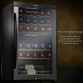 Nutrichef 33 Bottle Dual - Zone Refrigerator PKCWCDS335