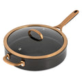 Thyme & Table Supreme 12 - Piece Non - Stick Cookware Set, Pots and Pans Set - Bronze