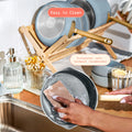 Beautiful 12pc Ceramic Non - Stick Cookware Set with Strainer Lids, White Icing by Drew Barrymore