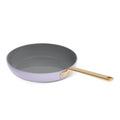 Beautiful 12pc Ceramic Non - Stick Cookware Set with Strainer Lids, White Icing by Drew Barrymore
