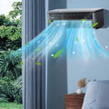 FYHALE 5, 000 BTU Wall Mounted Air Conditioner with Remote Control, Digital Display, Cool up to 150 Sq. Ft., Perfect for Small Bedroom, Living Room, Home Office, White
