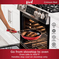 Ninja Foodi Neverstick Vivid Oven Safe 8 Piece Pots and Pans Cookware Set