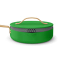 Beautiful 12pc Ceramic Non - Stick Cookware Set with Strainer Lids, White Icing by Drew Barrymore
