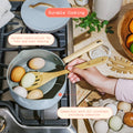 Beautiful 12pc Ceramic Non - Stick Cookware Set with Strainer Lids, White Icing by Drew Barrymore