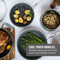 20-Piece Aluminum Ultra-Durable Non-Stick Diamond Infused Cookware and Bakeware Set